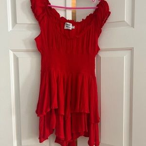 Princess Polly | THE LOVE GALORE ROMPER RED | US 12